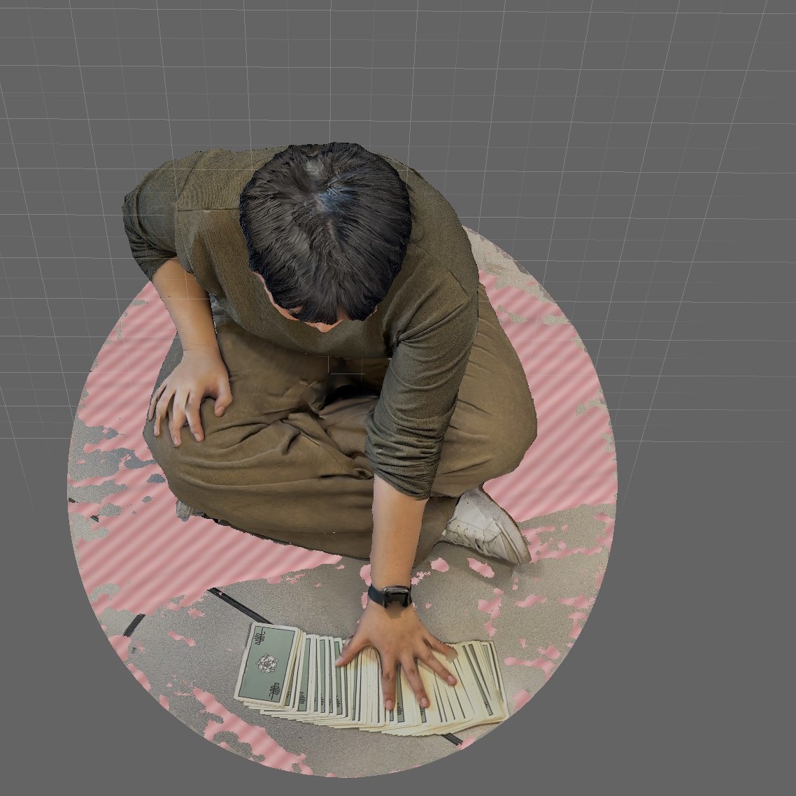 I imported the scanned full-body portrait into Meshmixer and used Auto Repair to seal up the bottom of the model. I was amazed at how intelligent Meshmixer is and how well it handles and repairs details. As you can see, the model in Meshmixer is exactly the same as it was in Scaniverse, with no problems such as lost materials or distortion due to the platform switch. I will continue to sculpt models in Meshbox and use them in connection with Cinema4D.