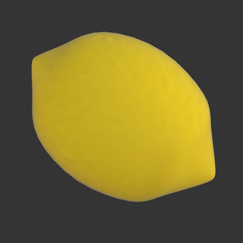 Another exploration in materials. This time I used the Node Editor, and I put a lemon surface map into the Bump map to get the effect shown here. But the lemon's surface isn't obvious enough, and I'll be exploring the material's uses and functions.