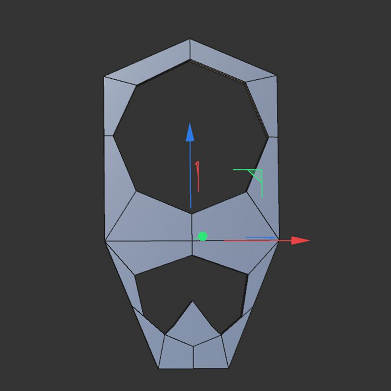 I modeled the cola pull ring with a cube. The technique used is similar to that used when modeling the opening, by adjusting the position and length of the lines I got a prototype of this.