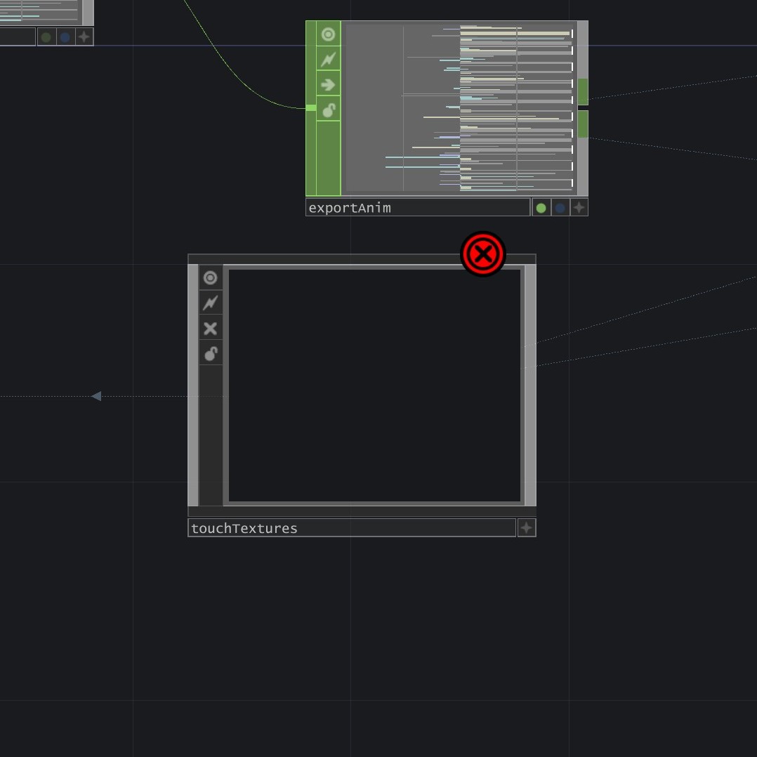 In my personal time, my main focus was researching how to design and create appropriate visuals in TouchDesigner that could work effectively with our data. My initial idea was to transform calming, concrete objects—such as butterflies, deer, and forests—into particles and animate them. I first downloaded FBX files and imported the models into TouchDesigner. The image shows an error that occurred during import due to missing textures. However, since my project did not require textures and only needed the shape of the objects, I directly removed the texture component.