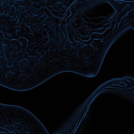 Moreover, we also discovered the visuals that are needed for a calm mood, which might work better with steady effects and slow movement. The main purpose of this visual is to reflect the user’s mood, to show that they are being calm and steady at that moment, which can also help them to fall asleep or to do meditation.