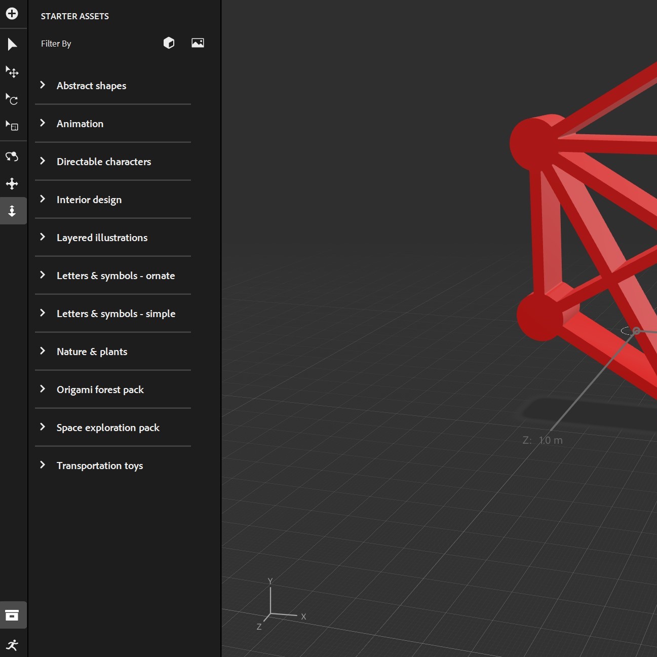 Learn how to adjust 3D models in Adobe Aero. I found that the operation in Adobe Aero is not exactly the same as in other Adobe software, so it is important to learn the tools in the toolbar on the left and become proficient in adjusting 3D models.