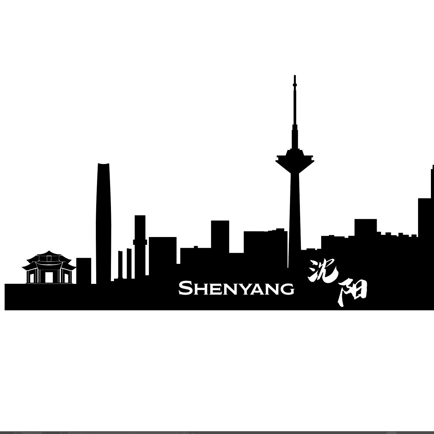 I plan to add some text on the final design. Because even if the map is shown, it will be impossible to recognize where it is for people who don't know Shenyang. Also, proper typography helps to show the style and origin of a city. I will keep improving the draft and exploring different ways of expression.